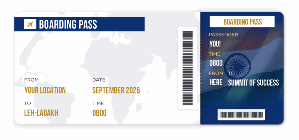 boarding pass leh ladakh northern kashmir india zero regret life retreats saahil mehta
