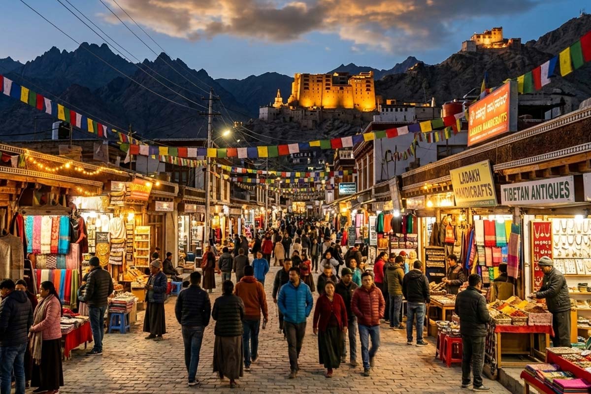 leh ladakh day 1 arrival leh airport leh market leh ladakh retreat zero regret life retreats saahil mehta