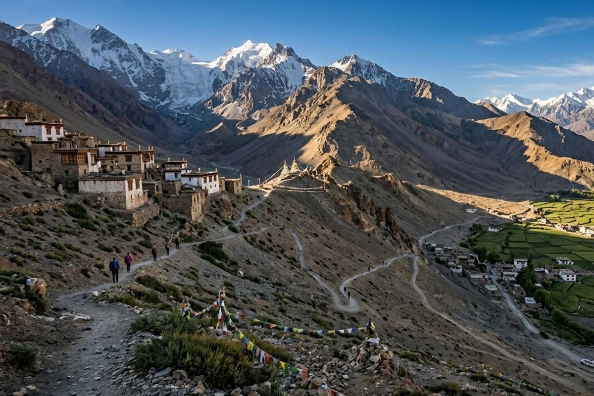 leh ladakh day 4 gyamtsa village trek gyamtsa pass ladakh retreat zero regret life retreats saahil mehta